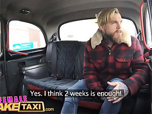 doll faux taxi magnificent Englishman pays in cum