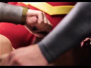 Justice League hardcore part five - Hero hook-up with Romi Rain