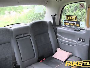 faux taxi Golden bathroom for sizzling nymph followed ass fucking sex