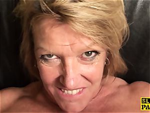 big-titted mature british subs before cuminmouth